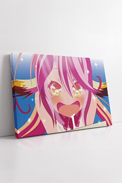 KOSS Dijital Anime No Game No Life Shiro personaj Ilustrație colorată și strălucitoare Pictură decorativă pe pânză Decor pentru cameră pentru adolescenți
