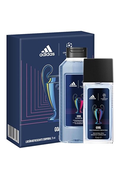 adidas Uefa Goal Men's Gift Box, Deodorant Spray 75 ml, Shower Gel 250 ml