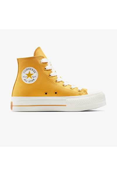 Converse Chuck Taylor All Star Lift Platform Kadın Sarı Sneaker