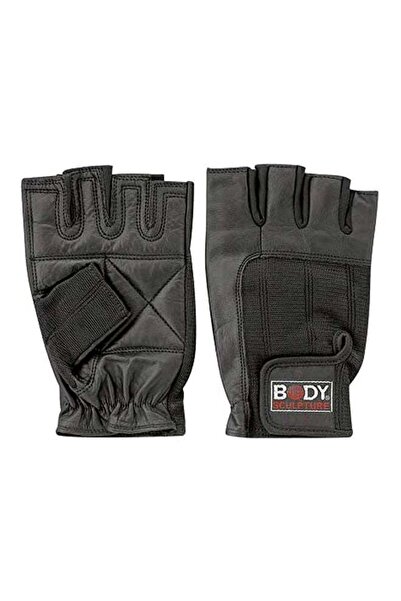 BODY SCULPTURE Professional Leather Weightlifting Gloves - Black P25, Size S