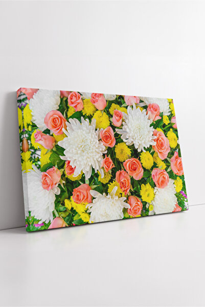 KOSS Dijital Aranjament de flori colorate Compoziție detaliată Pictură pe pân...