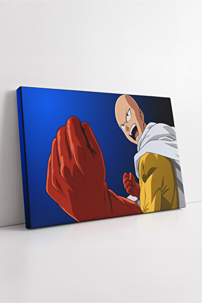 KOSS Dijital One Punch Man Saitama Pictură din pânză în stil anime dinamic cu...