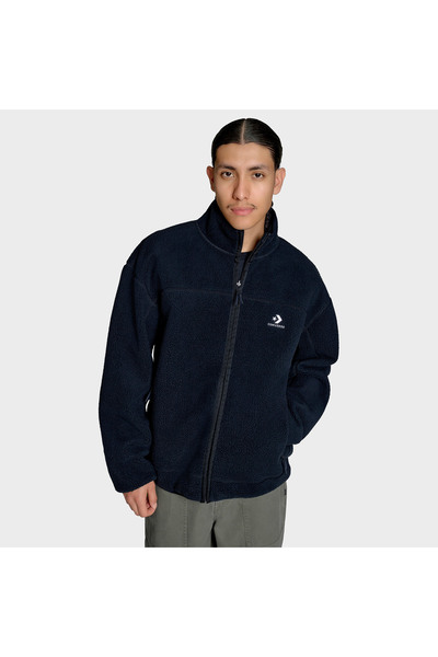 Converse High Pile Fleece Erkek Siyah Ceket