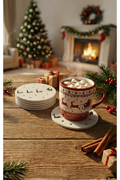 To Design Lab مجموعة من 6 قطع من مفارش الأكواب ذات الطابع العاملي