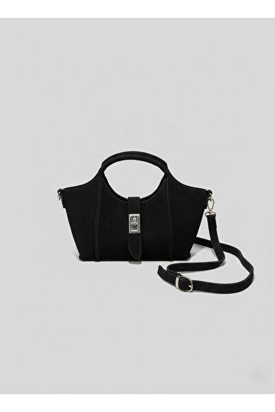 ÜçKol Ticaret حقيبة باجيت مع مشبك قفل - مع حزام قابل للإزالة