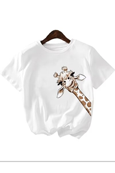 oneagılyazı Tricou Girafă cu imprimeu