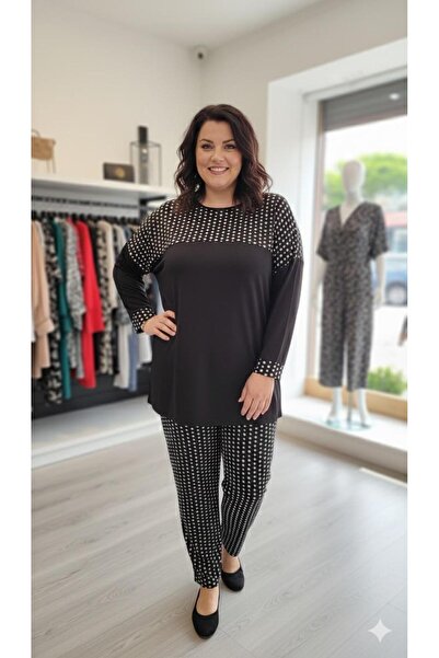 Vinola Plus Size Relaxed Fit Viscose Combed Cotton Fabric Suit