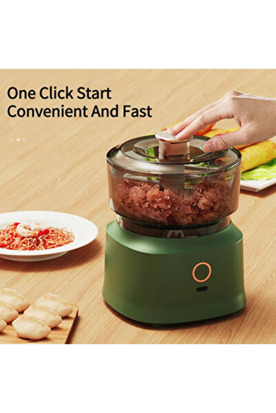 Garlic Tocător electric, cu încărcare USB, tocător portabil, mașină de tocat carne multifuncțională, mini legume