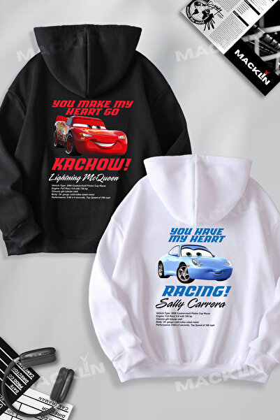 macklin Combinație de cuplu îndrăgostiți McQueen Kachow și Sally cu imprimeu ...