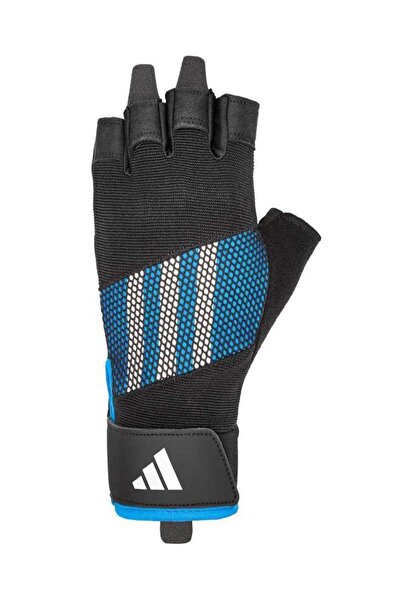 adidas Performance Training Gloves Blue Size L Comfortable Grip for Strength & Cross Training
