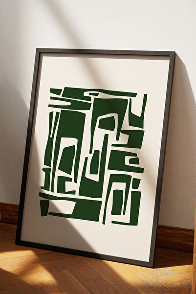 Base Concept Αφίσα με έθνικ σχέδια και μίνιμαλ διακοσμητικό σχέδιο (με κορνίζα)