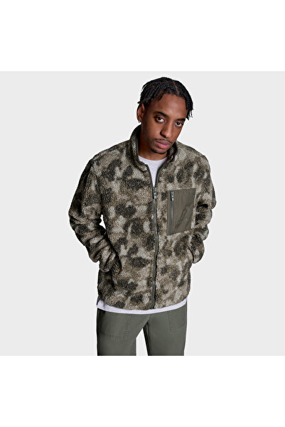 Converse Contrast Sherpa Erkek Haki Ceket