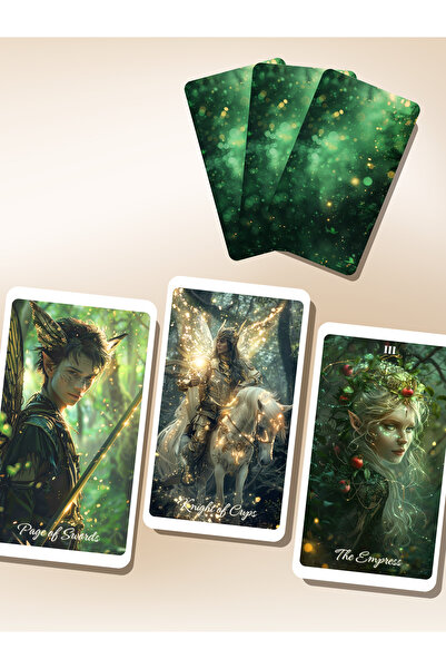 Lunar Sisters Forest Rise Tarot Destesi | İngilizce İçerik