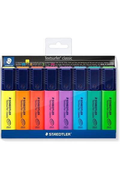 Stadler Classic Highlighter Set, 8 Pieces