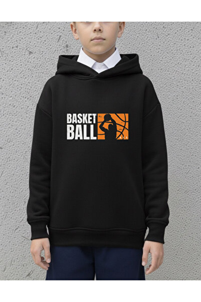 LORVEX Παιδικό φούτερ oversized – Μπάσκετ Νέα Υόρκη με στάμπα