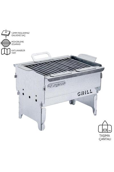 Genel Markalar Katlanabilir Ayaklı Portatif Mangal - Paslanmaz - Argeus - Küç...