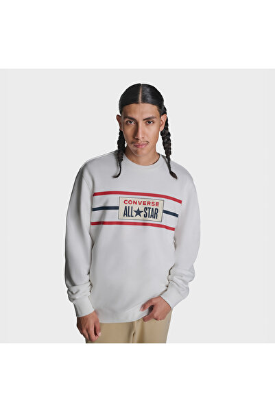 Converse Erkek Beyaz Sweatshirt