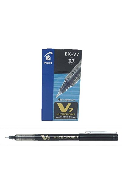 Pilot قلم هاي-تك بوينت أسود 0.7، عبوة من 12 قلمًا