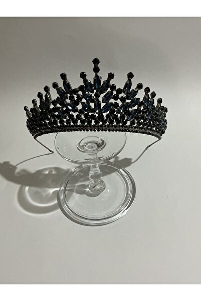 FDY تاج من حجر الياقوت الأسود الأنيق - موديل الأميرة العصري واللامع