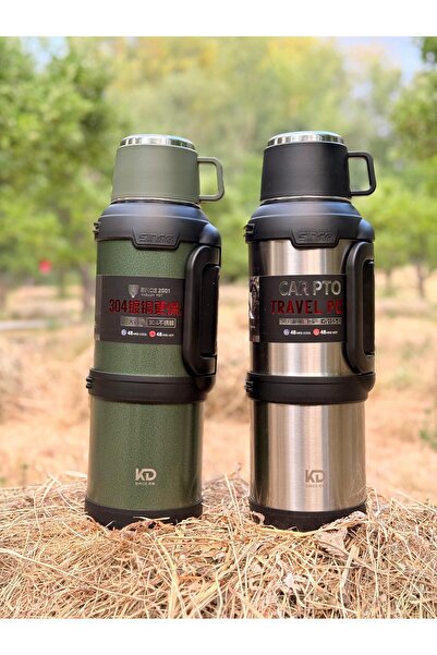 İSPİRİZ Since Travel pot 4 LİTRE 3 kapaklı TERMOS 48 saat Isı MUHAFAZASI