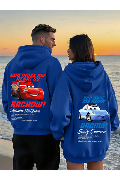 macklin Combinație de cuplu îndrăgostiți McQueen Kachow și Sally cu imprimeu ...