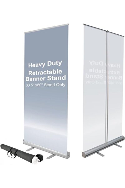 ALAYRA International عبوتان من حوامل اللافتات القابلة للسحب بمقاس 33.5 × 80 س...