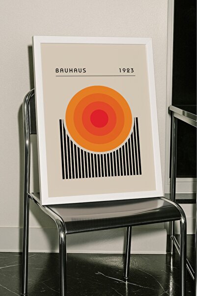 Base Concept Tablou poster cu design modern Bauhaus (încadrat)