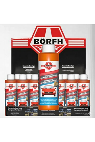 Börfh - 32 ML Konsantre Cam Suyu Şampuanı - 25 Adet