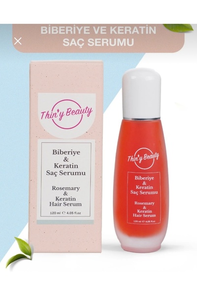 Byzeynepdurak Thiny Beauty Biberiye ve KERATİN SAÇ SERUMU 120ml