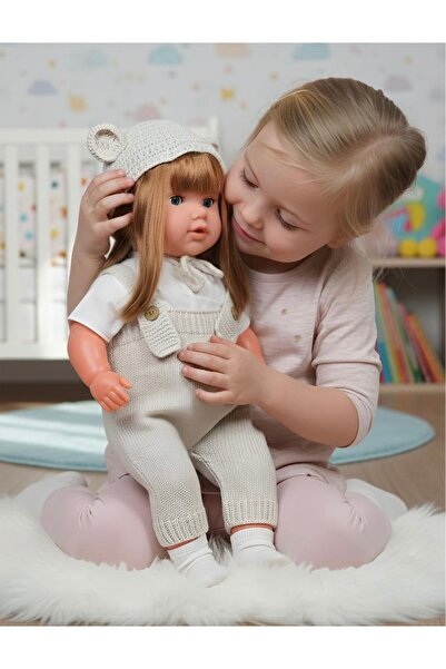 ŞAŞKIN HOUSE KONUŞAN SEVİMLİ ET BEBEK & 65 CM SEVİMLİ SESLİ OYUNCAK BEBEK & EĞİTİCİ VE UYKU ARKADAŞI