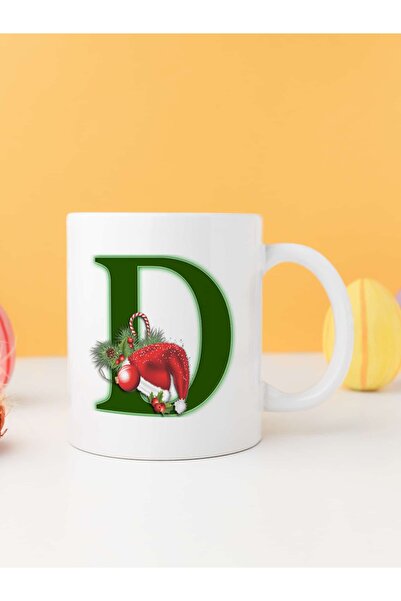 NOTA BASKI MERKEZİ Special Mug for New Year with the Letter D