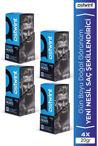 Ostwint Saç Şekillendirici Pudra Mavi 20 Gr X 4 Adet