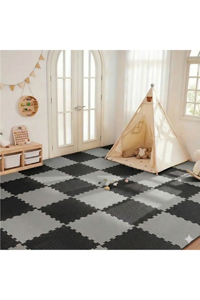 CARPAZAR 24 lü Puzzle Set Eva Tatami Minder Zemin Kaplama Oyun Spor Halısı 50...