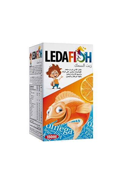 NatVita ليدافيش اوميجا 3 شراب لتحسين صحة للاطفال و البالغين | 150 مل