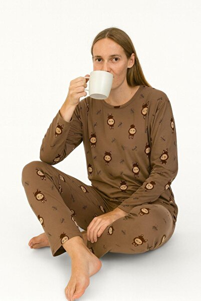 Hepyek Cotton Long Sleeve Pajama Set