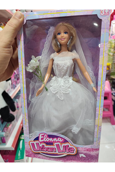 Boratila Toys Gelin Bebek Sarı Saçlı Kaliteli Oyuncak Bebek Gelinlikli Bebek ...