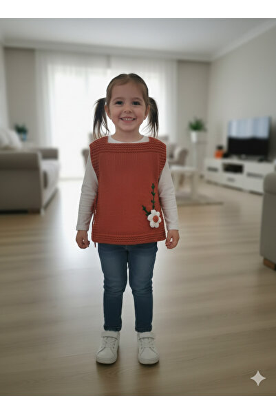 Mariohalil El örgüsü kız çocuk süveter