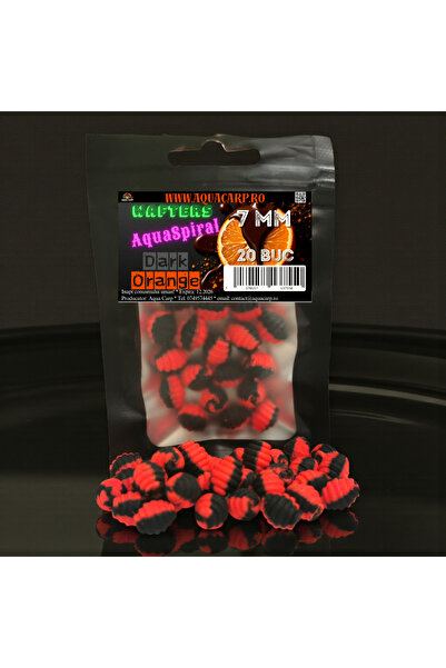 Aqua Wafters AquaSpiral 7mm DarkOrange 20pcs