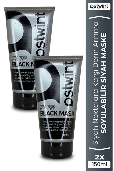 Ostwint Soyulabilir Siyah Maske 150 ml 2 Adet