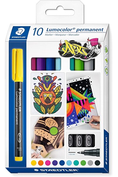Staedtler Lumocolor Permanent Markers from - Pack of 10