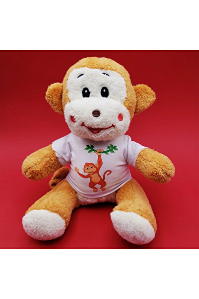 lowell home Cute Plush Monkey with T-Shirt
