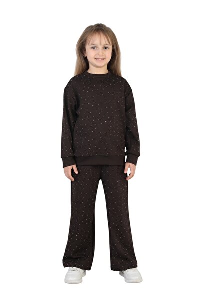 ERDEM KIDS Set de pijamale pentru fete, cu piatră, cu potrivire confortabilă,...