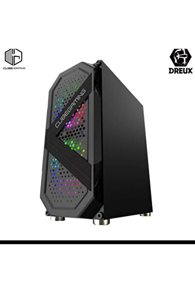 OEM esports rgb computer case with space for fans and cables, 7 input model 04