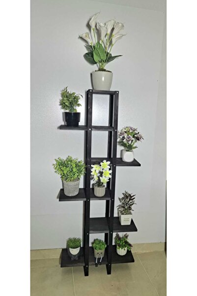 KOVANCI MRGZDD 145 CM DEKORATİF AHŞAP ÇİÇEKLİK SAKSILIK SAKSI STANDI