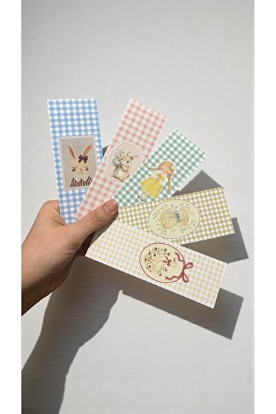 Hazal Atelier علامة كتاب بتصميم باستيل عتيق – مجموعة من 5 قطع