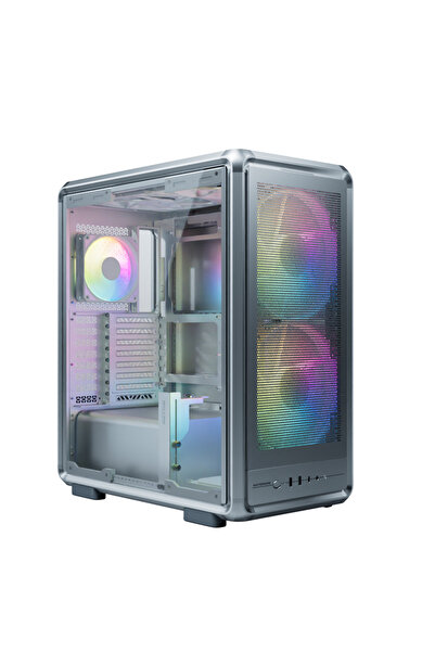Cooler Master MasterFrame 500TG Mesh MF500M-SHNN-S01 2x200mm(Ön)-1x120mm(Arka...