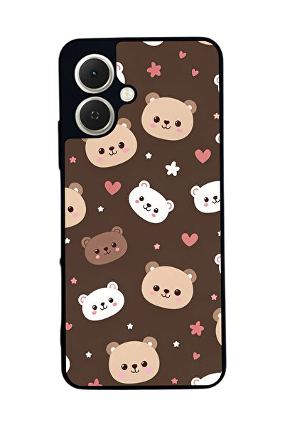 TECNO متوافق مع Spark GO 2 مطبوع ، أسود غير لامع، سيليكون ناعم، واقي، غطاء ممتص للصدمات، حافظة