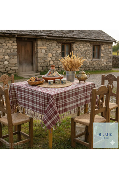 Blue Home 🆕 Covoraș de masă multifuncțional și pânză de picnic și pânză de masă cu model Pötikare, cu pânză de masă cu șnur. 🌿