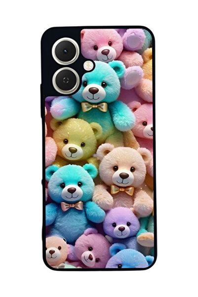 TECNO متوافق مع Spark GO 2 مطبوع ، أسود غير لامع، سيليكون ناعم، واقي، غطاء ممتص للصدمات، حافظة