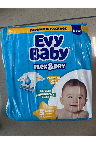Baby Evy Flex &Dry Ekonomik Paket 5 Numara Mini 36 ADET